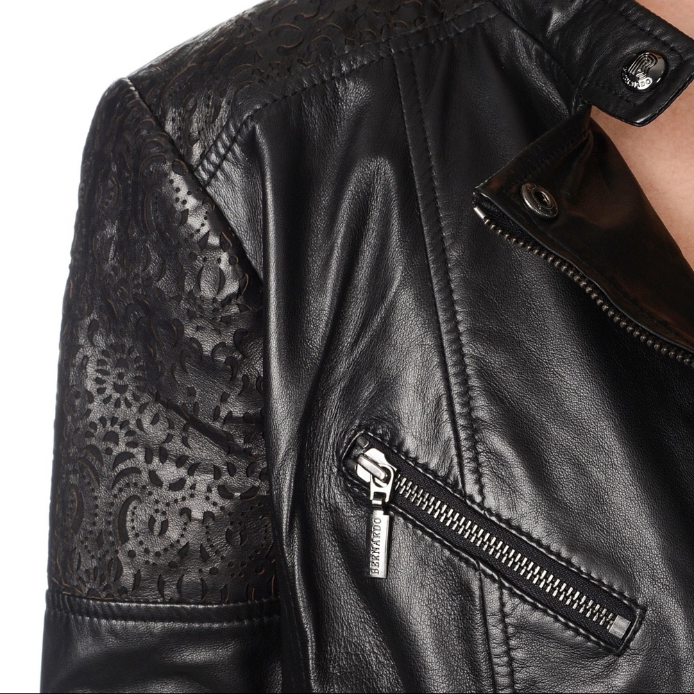 Bernardo Leather Jacket - Picture 3 of 3